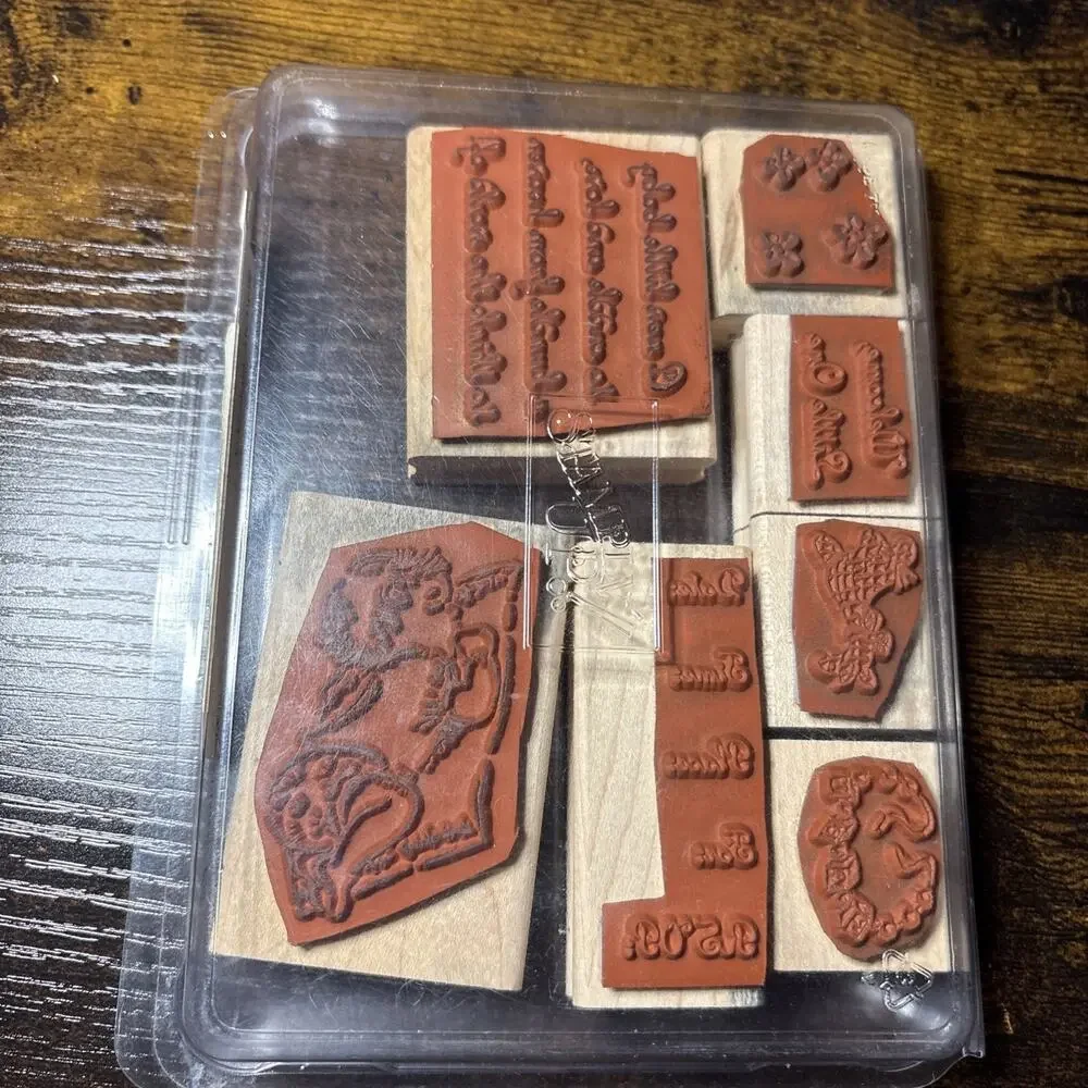 Stampin Welcome Little One Stamp Set 2004 Lot of 7